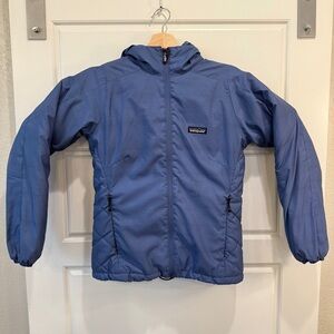 Patagonia Vintage Women’s Micro Puff Hoody XS – Stone Blue Ultralight Jacket